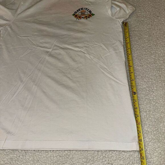Dave and Tim Cancun Mexico Riviera Maya White Graphic Tee Large NWOT - Picture 10 of 11